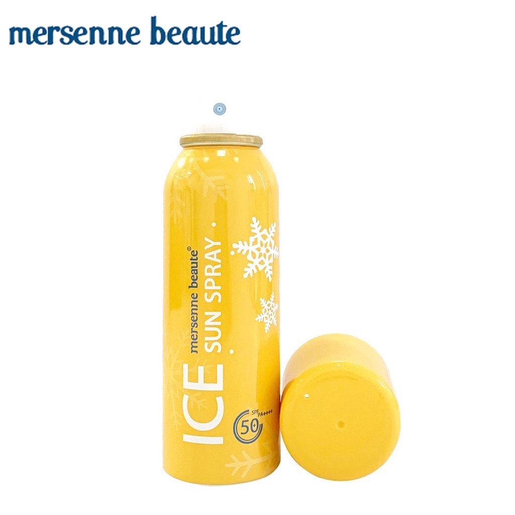 Xịt Chống Nắng Bảo Vệ Da, Ngăn Ngừa Lão Hoá Mersenne Beaute Ice Sun Spray SPF50+ PA+++ 100ml_Mersenne Beaute Chính Hãng