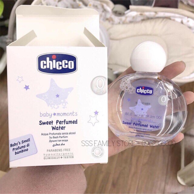 Nước hoa hương tự nhiên 0M+ Chicco