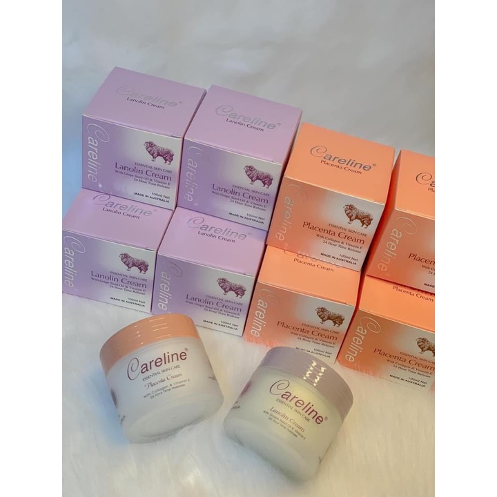 Kem Dưỡng Da Mỡ Cừu Careline Lanolin Cream Giúp Dưỡng Ẩm, Khỏe Mạnh Và Ngăn Ngừa Vết Nhăn 100ml