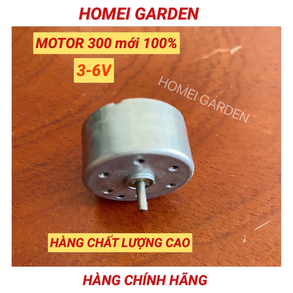 Motor 300 dòng điện nhỏ điện áp 3V - 6V tốc độ 3700 - 7500 RPM hàng mới 100% - D0399