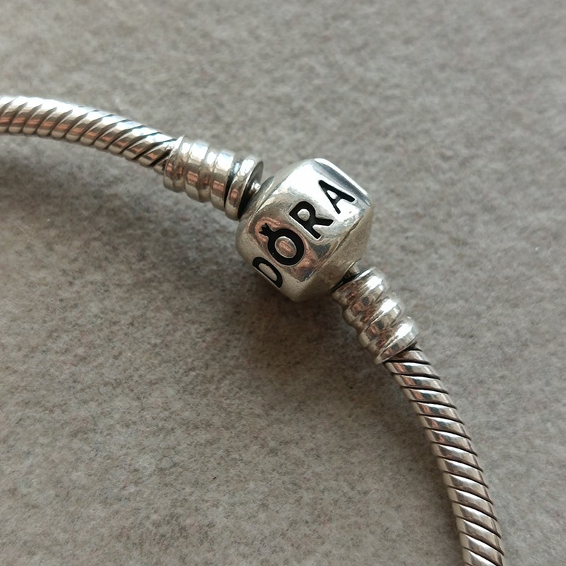 Hạt Charm Bạc 925 Cổ Điển DIY Làm Vòng Tay Không Kèm Hộp