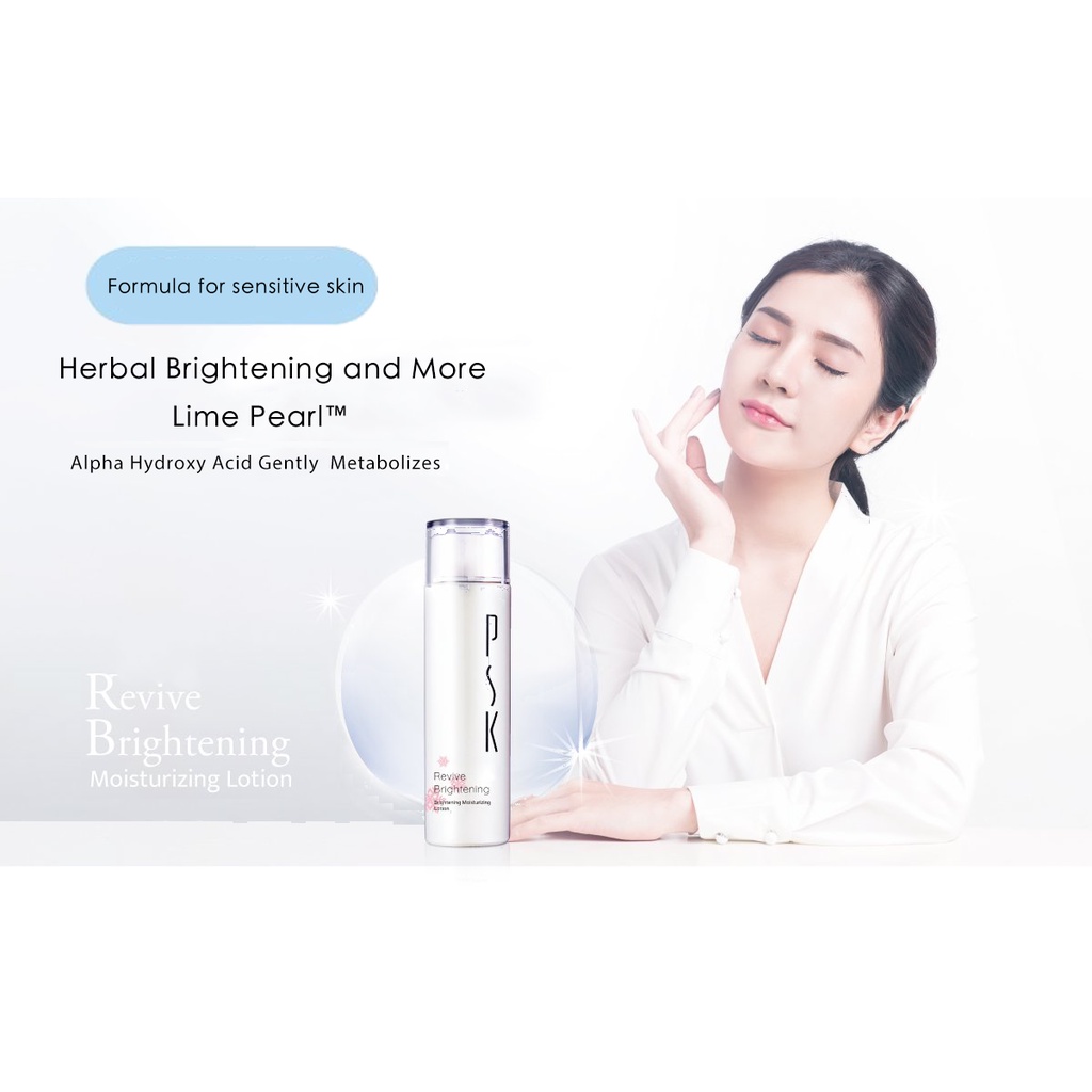 Nước cân bằng dưỡng ẩm làm trắng sáng da hoàn hảo PSK Revive Brightening Moisturizing Lotion 150ml