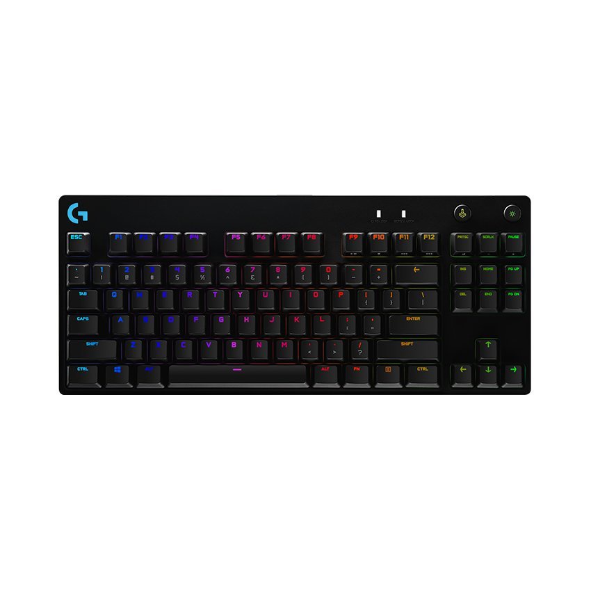 Bàn phím cơ máy tính không dây có dây gaming mini led giá rẻ chính hãng cao cấp bluetooth Logitech G PRO 2022 led RGB 04
