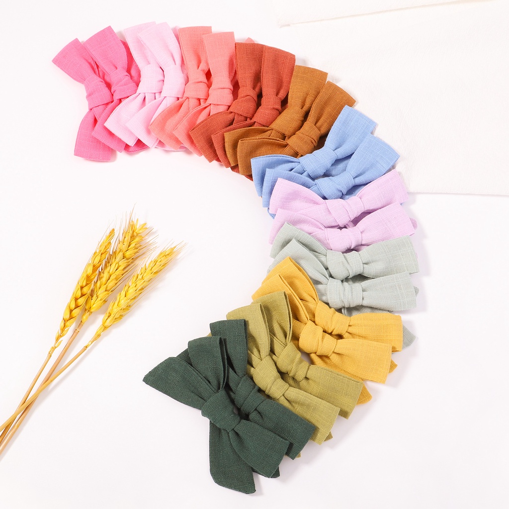 Cặp kẹp tóc KIDSBOWS hình nơ 3.9 inch thời trang cho nữ