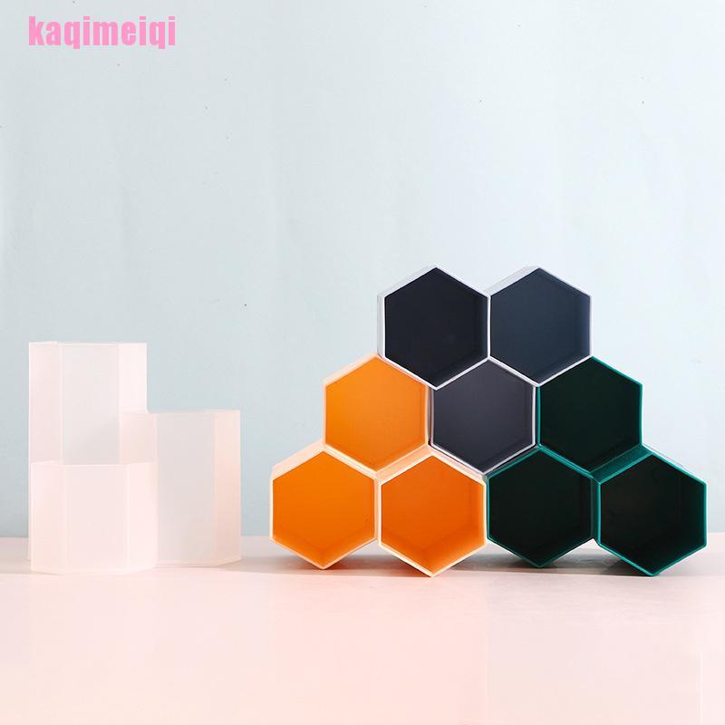 (Hàng Mới Về) Giá Đỡ Cọ Trang Điểm 3 Ngăn Tiện Dụng