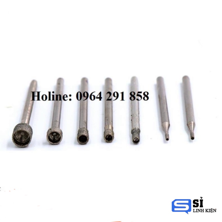 Mũi khoan đá quý mũi khoan đá ngọc cỡ mini để sâu hạt