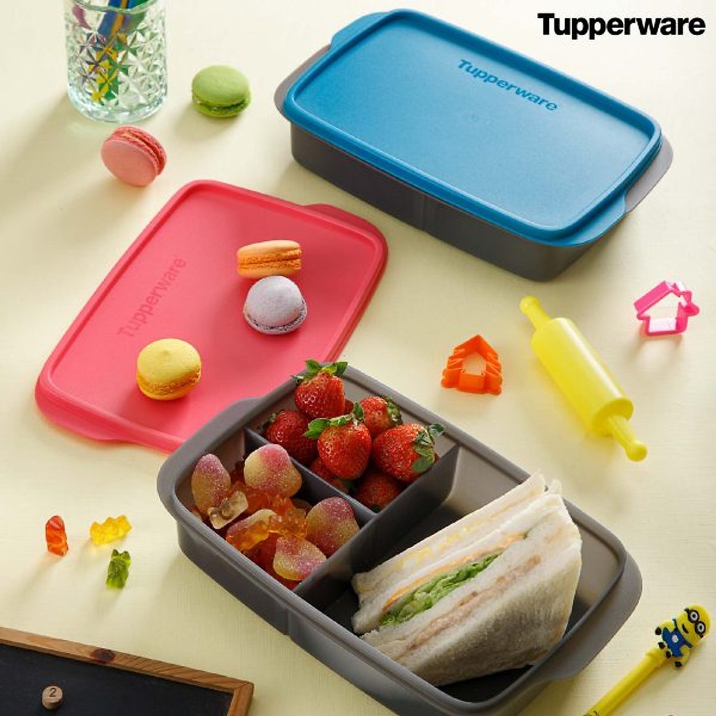 HÀNG CHÍNH HÃNG - HỘP CƠM TUPPERWARE COOL TEEN 1L