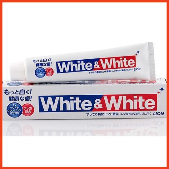 Kem Đánh Răng White & White Lion 150G | Hàng Nội Địa Nhật