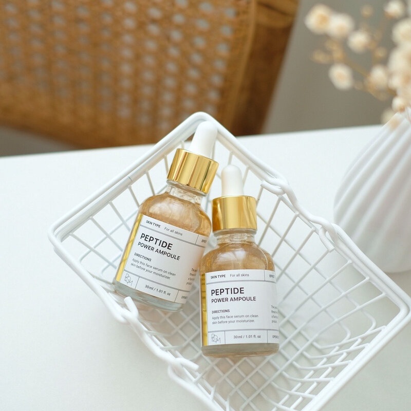 Tinh Chất B.O.M Peptide Power Ampoule 24K Làm Sáng Và Săn Chắc Da 30ml