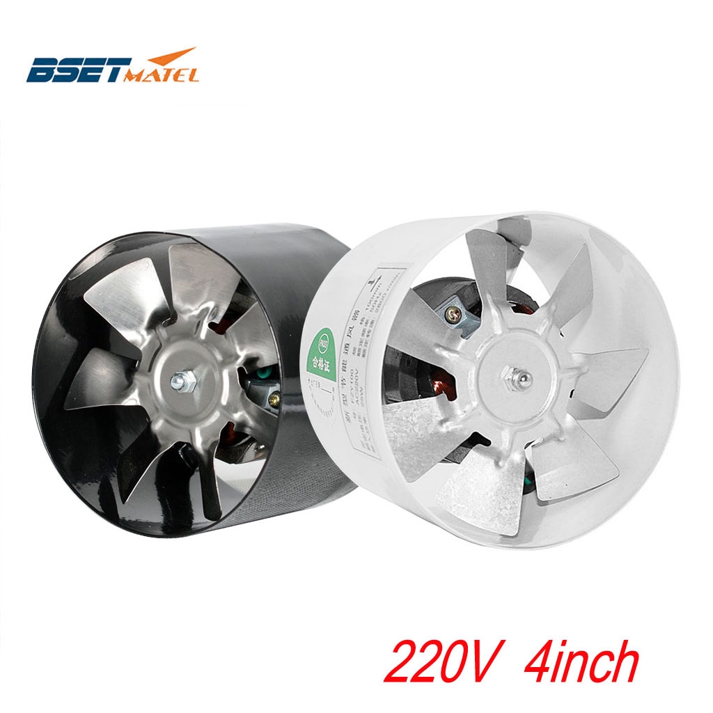 Quạt Thông Gió Hình Tròn MATEL4 Inch Không Gây Tiếng Ồn Cho Phòng Tắm Nhà Bếp