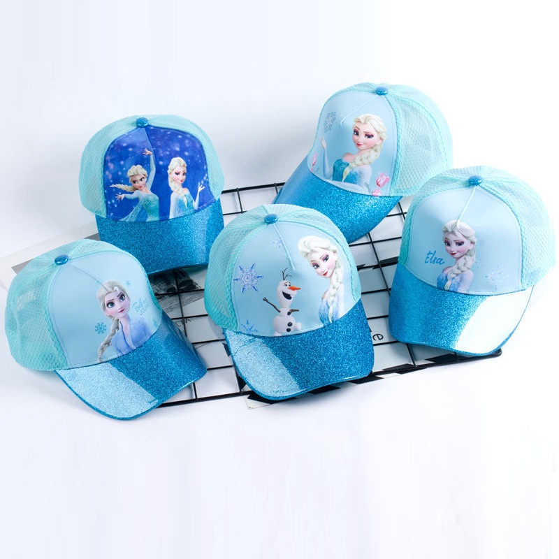 Mũ Lưỡi Trai Phối Lưới Họa Tiết Hoạt Hình Aisha Thời Trang Cho Bé