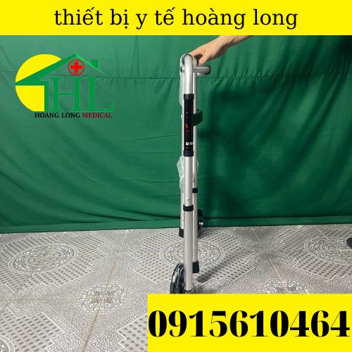 Khung Tập Đi Cho Người Gìa Bánh Xe Lớn LUCASS W57-Giúp Người Tập Đi Sau Tai Biến