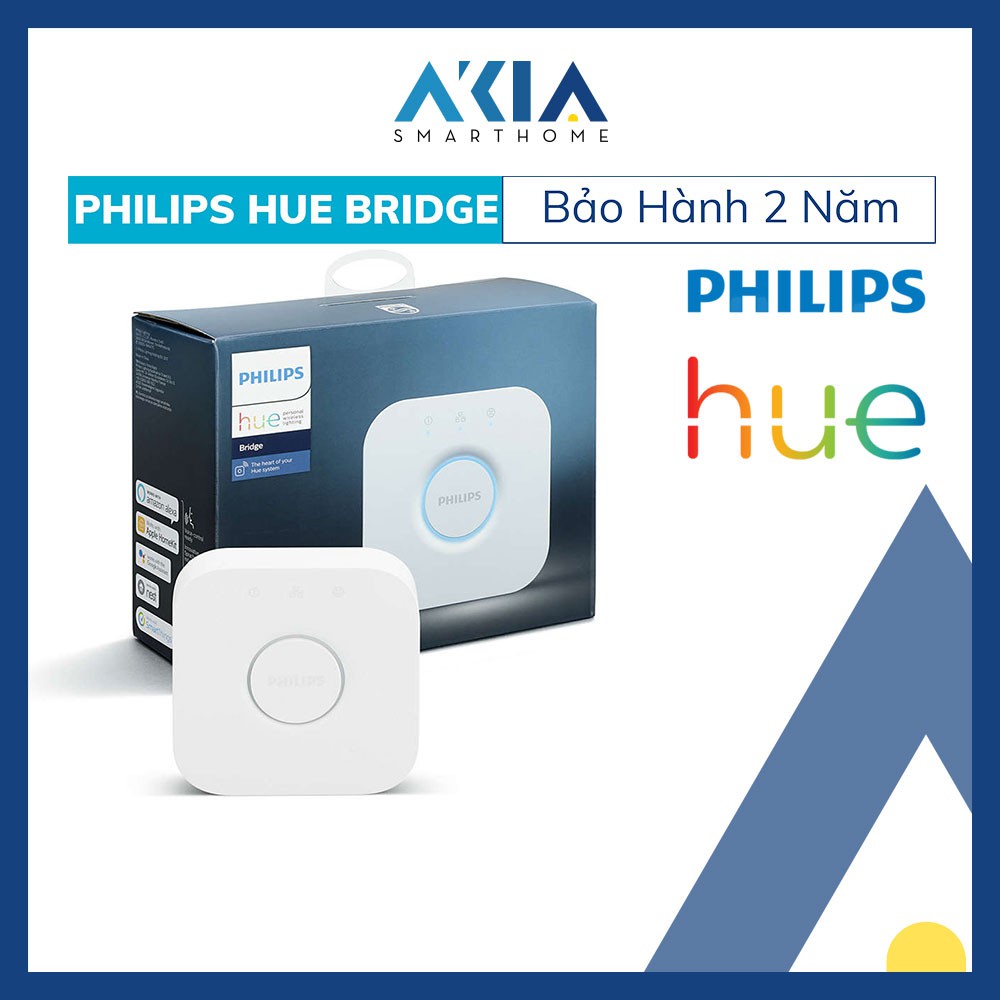 Điều Khiển Led Trung Tâm Philips HUE Bridge PH/VN - Hàng Chính Hãng