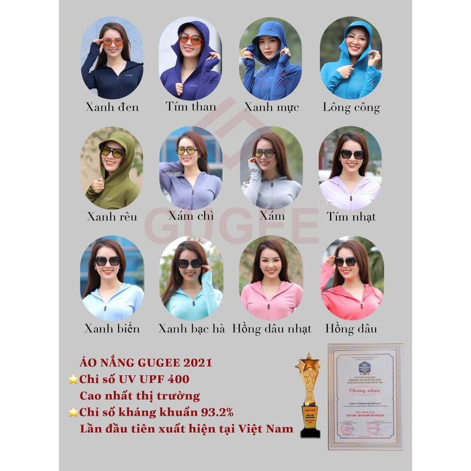 Áo chống nắng GuGee - Sự trải nghiệm mới cho quý khách với miếng tem test sự xuyên thấu của tia UV!
