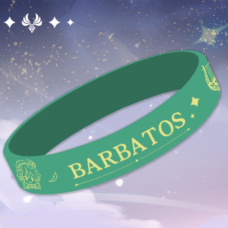 Vòng Tay Silicon Hóa Trang Game Genshin Impact Xiao Zhongli Keqing Hutao