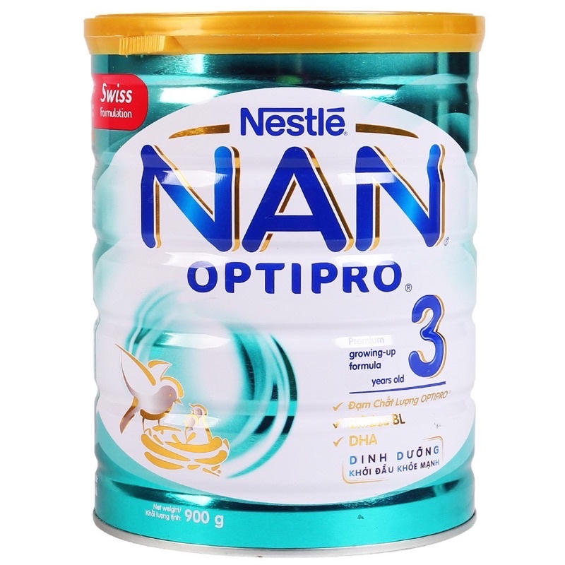 SỮA BỘT NESTLE NAN OPTIPRO 3 (MẪU MỚI HMO 900g)