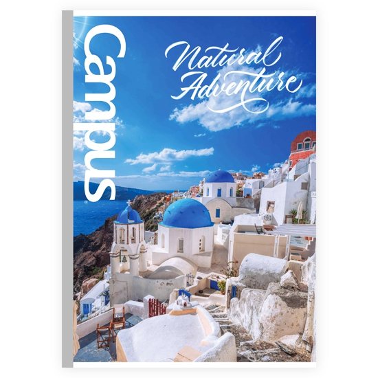 Vở kẻ ngang có chấm Campus Adventure 80, 120, 200 trang - vpp Quế Anh