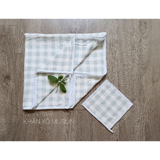 khăn tắm xô muslin