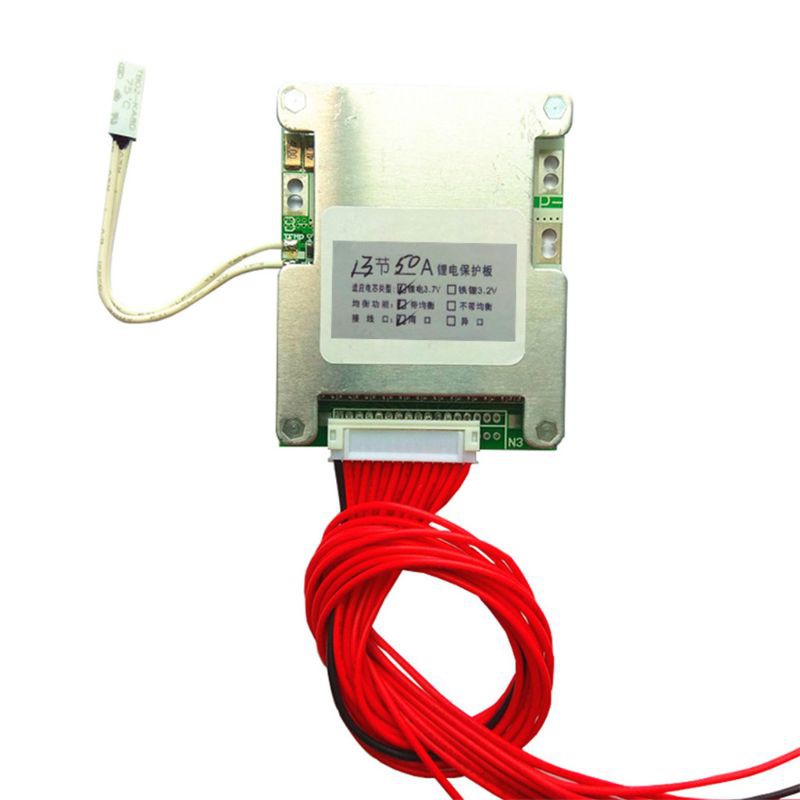 Bảng Mạch Bảo Vệ Pin Lithium Come Bms 13s 48v 50a 18650 Li-Ion
