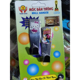 vỉ móc dán tường inox