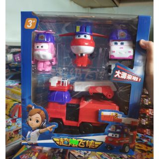 Hộp đồ chơi 4 nhân vật robocar poli
