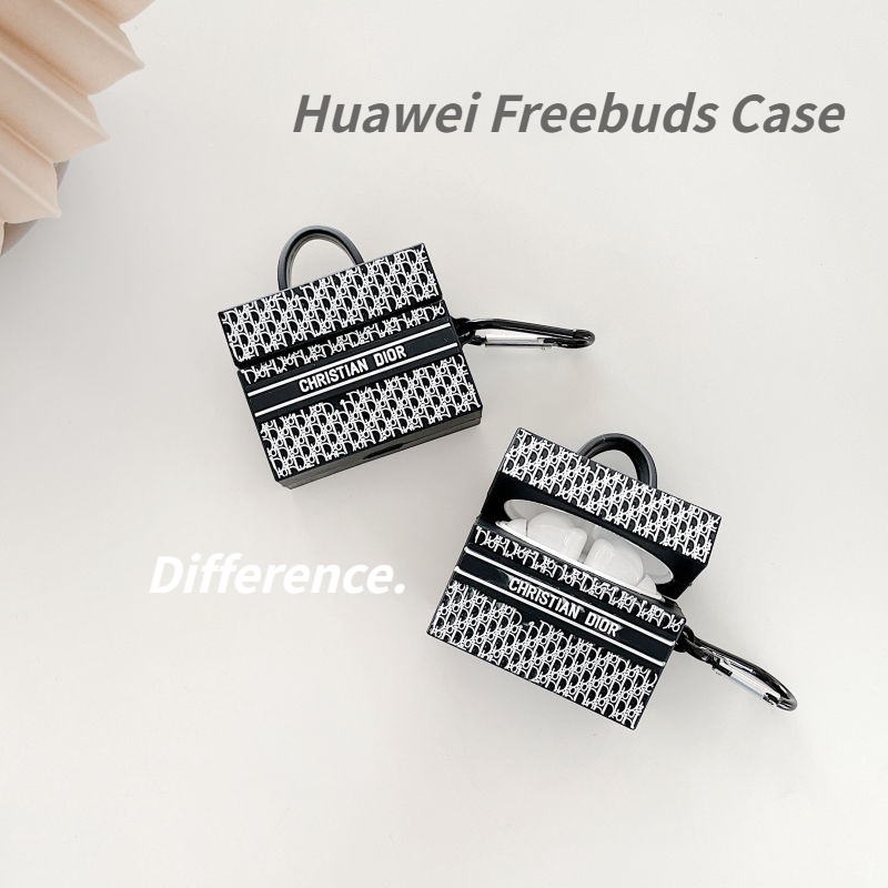 Thời Trang Ốp Điện Thoại Mềm Chống Sốc Kiểu Túi Xách Tay Sang Trọng Cho Huawei Freebuds 4i Freebuds 3 / Pro 4