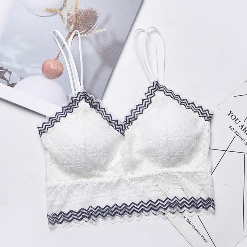 Áo ống viền ren quyến rũ
