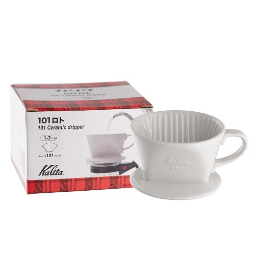 Phểu drip hình quạy 3 lổ Kalita chính hãng