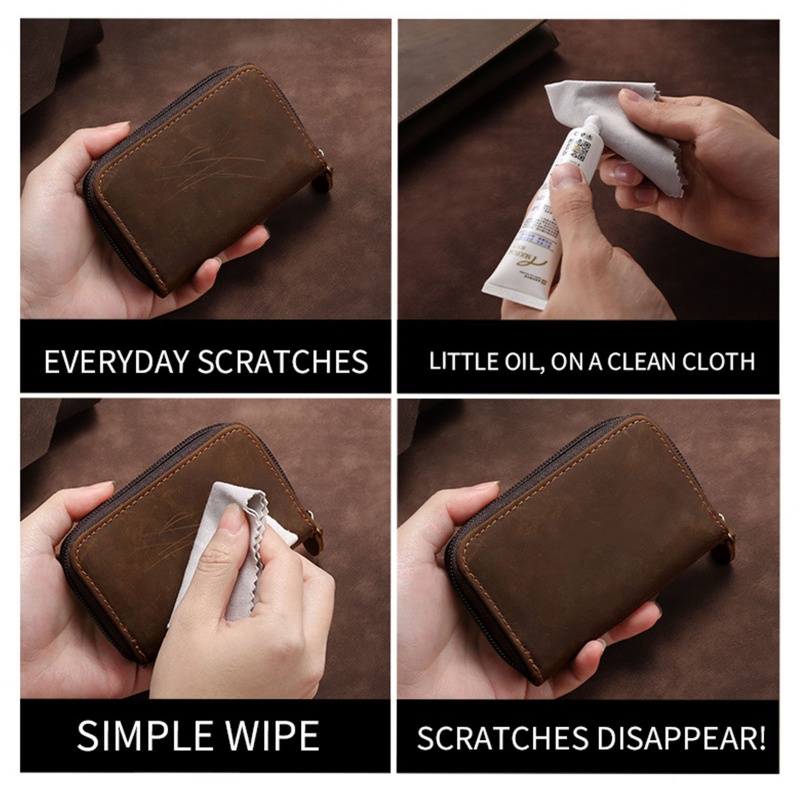 Ví Da Giả Khóa Kéo Thời Trang Nam