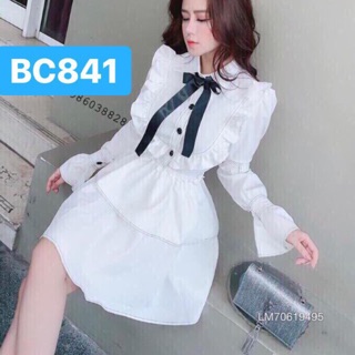 Đầm tầng bèo tay dài cực xinh
