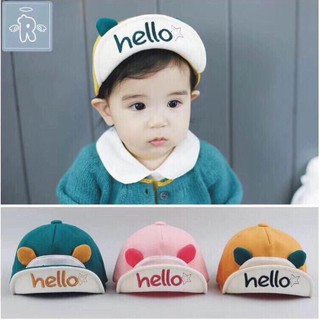 Mũ Lưỡi Trai Cho Bé In Chữ Hello
