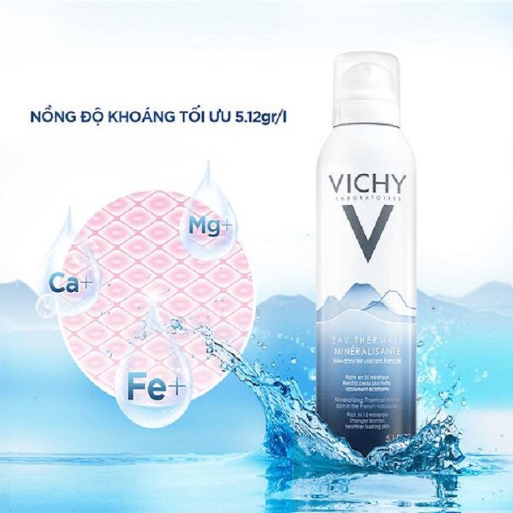 Xịt Khoáng Vichy Mineralizing Thermal Water Spray Mist 150ml
