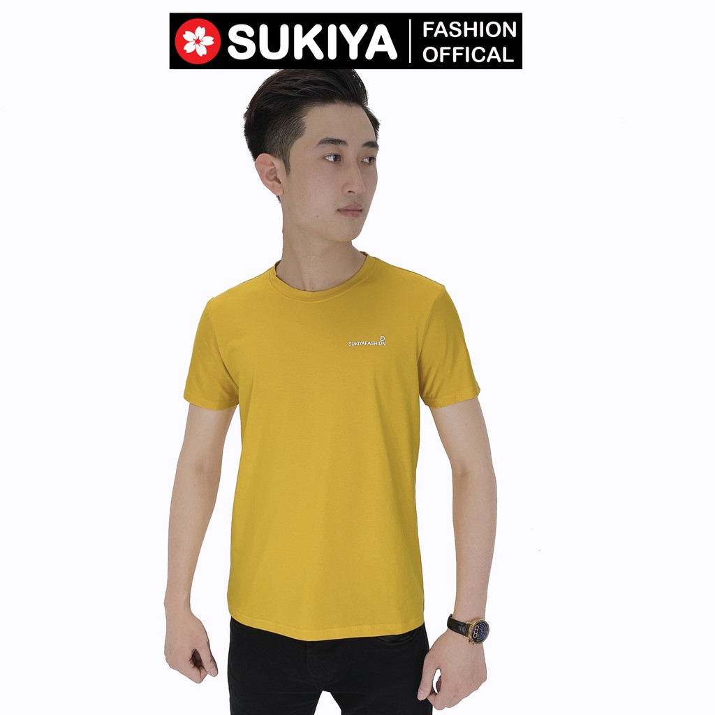 Áo thun nam cổ tròn SUKIYA Japan Quality AT03