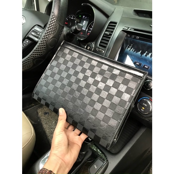 Ví cầm tay Clutch Nam Cao cấp da mềm đẹp nhiều ngăn đựng IPad Điện thoại