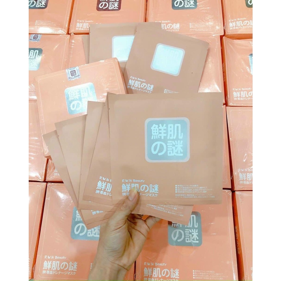 Mặt Nạ Nhau Thai Cừu RWN BEAUTY 1 hộp 10 Miếng