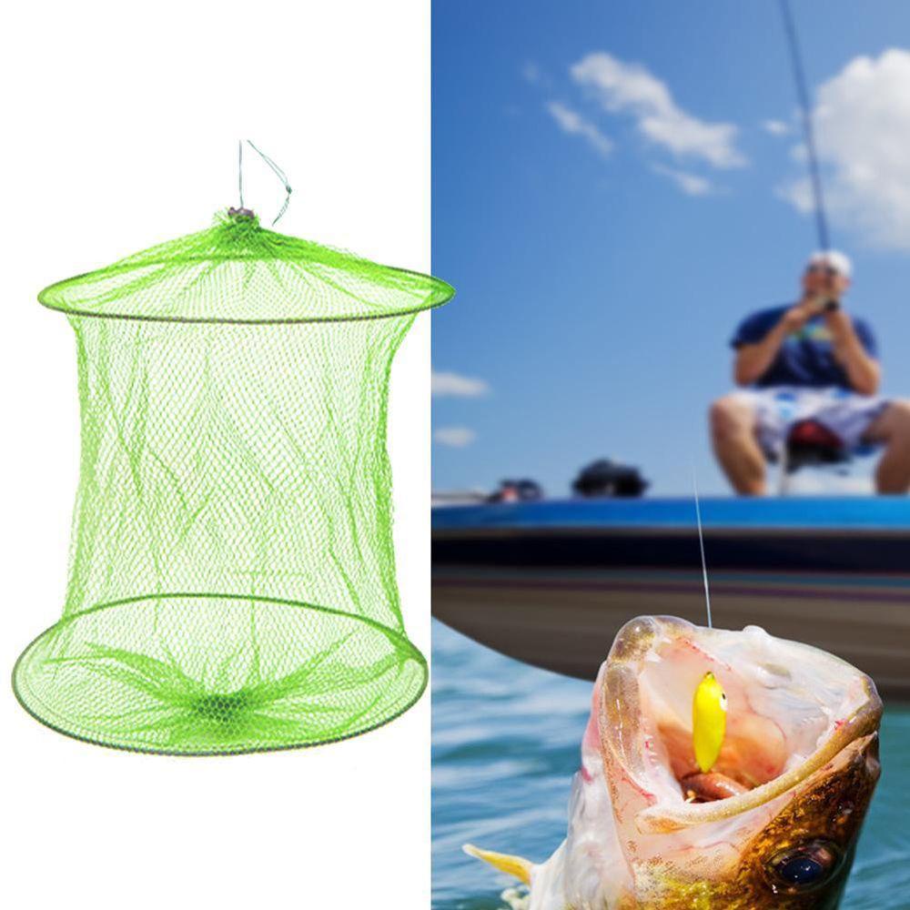 Lưới Đánh Bắt Tôm Cá Hình Tròn 30cm Màu Sắc Ngẫu Nhiên Có Thể Gập Lại Tiện Dụng