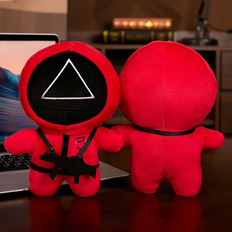 Gấu bông lính gác trong Trò chơi con mực- Squid Game 3 mặt vuông tròn tam giác đủ size loại 1