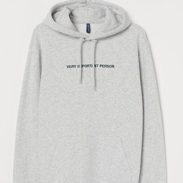 Áo Hoodie Thêu Chữ Hnm H & M Thời Trang Trẻ Trung