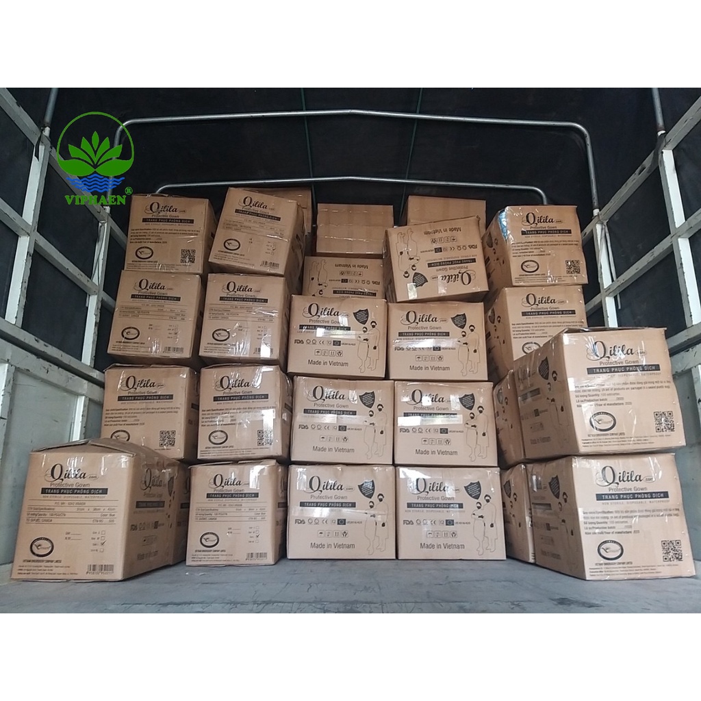 Trang phục bảo hộ y tế cấp độ 3 vải Laminate , Bộ đồ phòng dịch, phòng độc