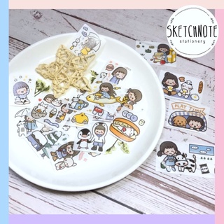 Set sticker cute WS007