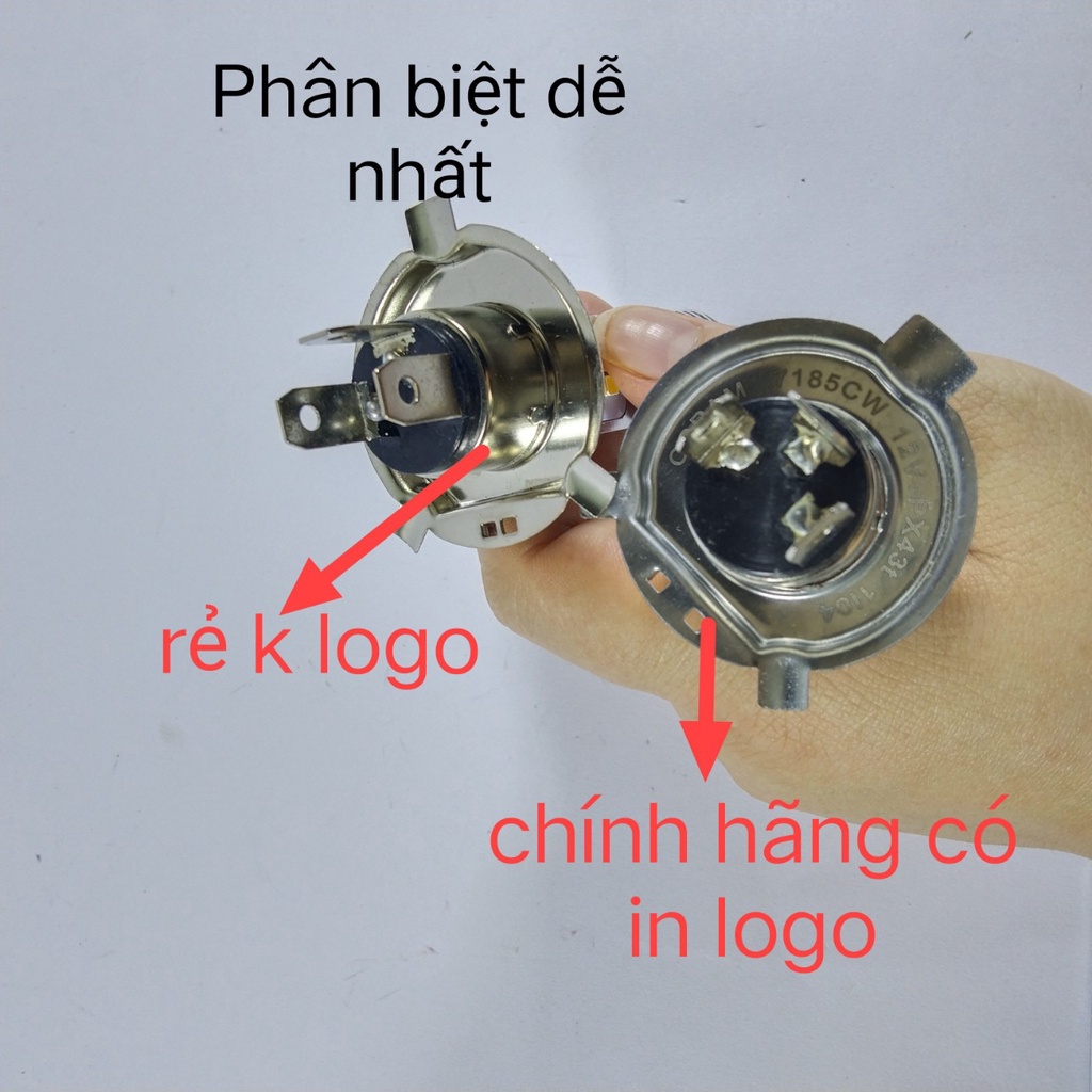 Bóng đèn pha Led Osram Chính Hãng Chân M5-H4 sáng gom-Bảo Hành 1 Năm