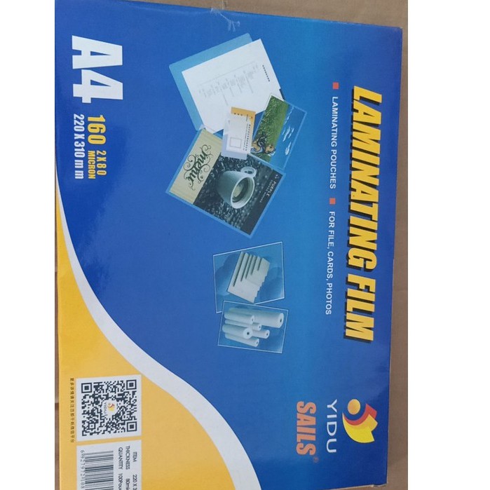 Nhựa ép plastic YIDU a4-80 mic (100 tờ)