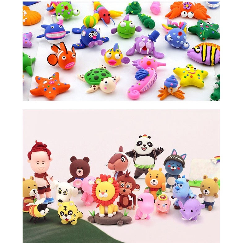 Đất nặn 24 màu Deli Chất liệu an toàn