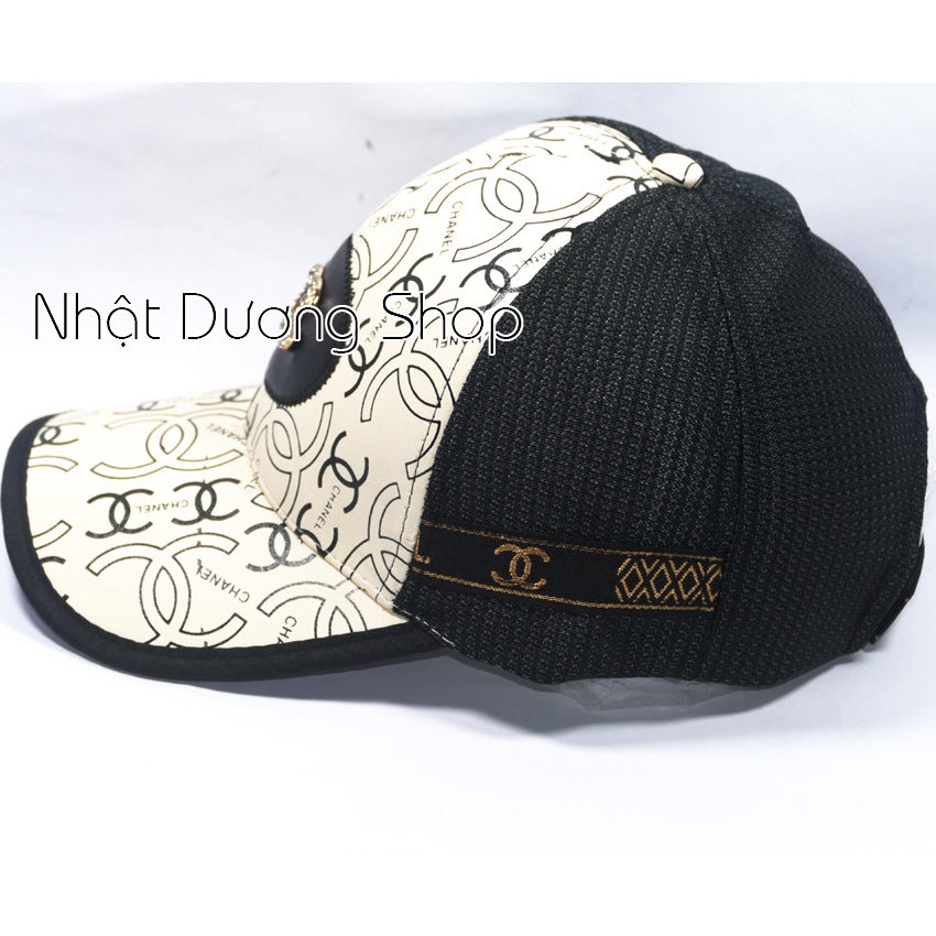 Nón kết xịn Cha.ne.nl  - Chất liệu vải kaki cao cấp phù hợp cho cả nam và nữ với logo chữ nổi bật