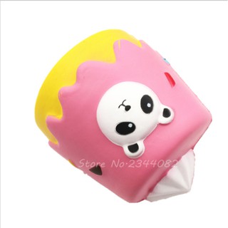 Squishy Bánh Kem Dâu Panda Jumbo