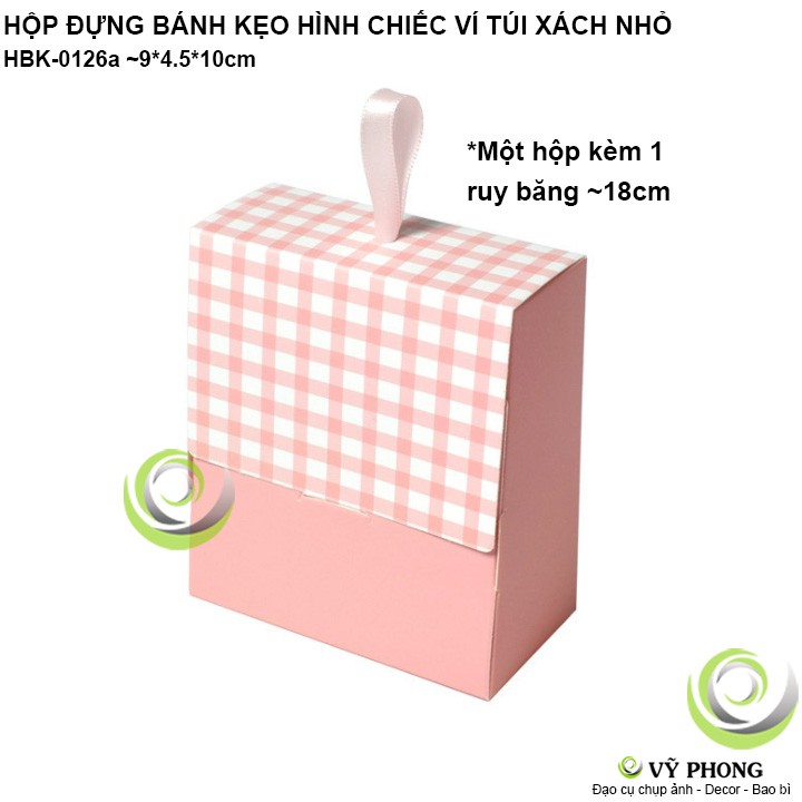 HỘP GIẤY ĐỰNG BÁNH KẸO HÌNH CHIẾC VÍ TÚI XÁCH NHỎ ĐỰNG QUÀ TẶNG CÁC DỊP LỄ TẾT HBK-0126 | BigBuy360 - bigbuy360.vn