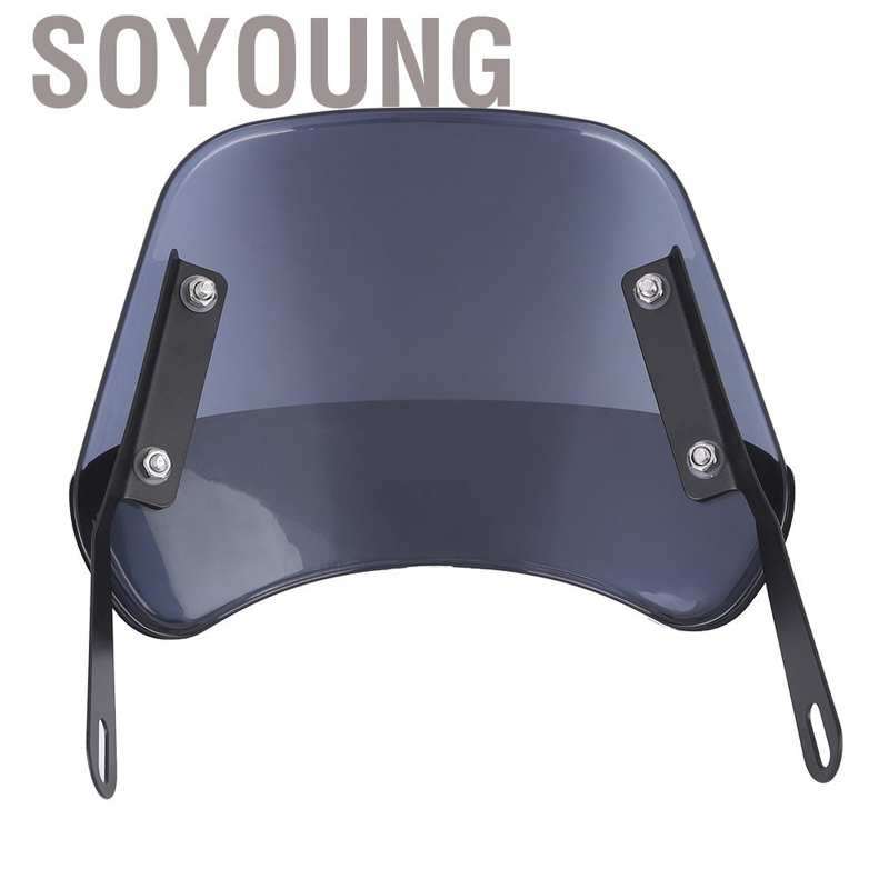 Kính chắn gió phía trước thiết kế tròn 5-7'' phong cách retro thông dụng cho xe máy