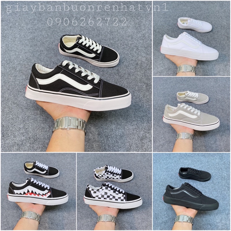 Giày thể thao nam nữ Vans Oldskool Tặng kèm boxbill -giày thể thao nữ nam giá rẻ