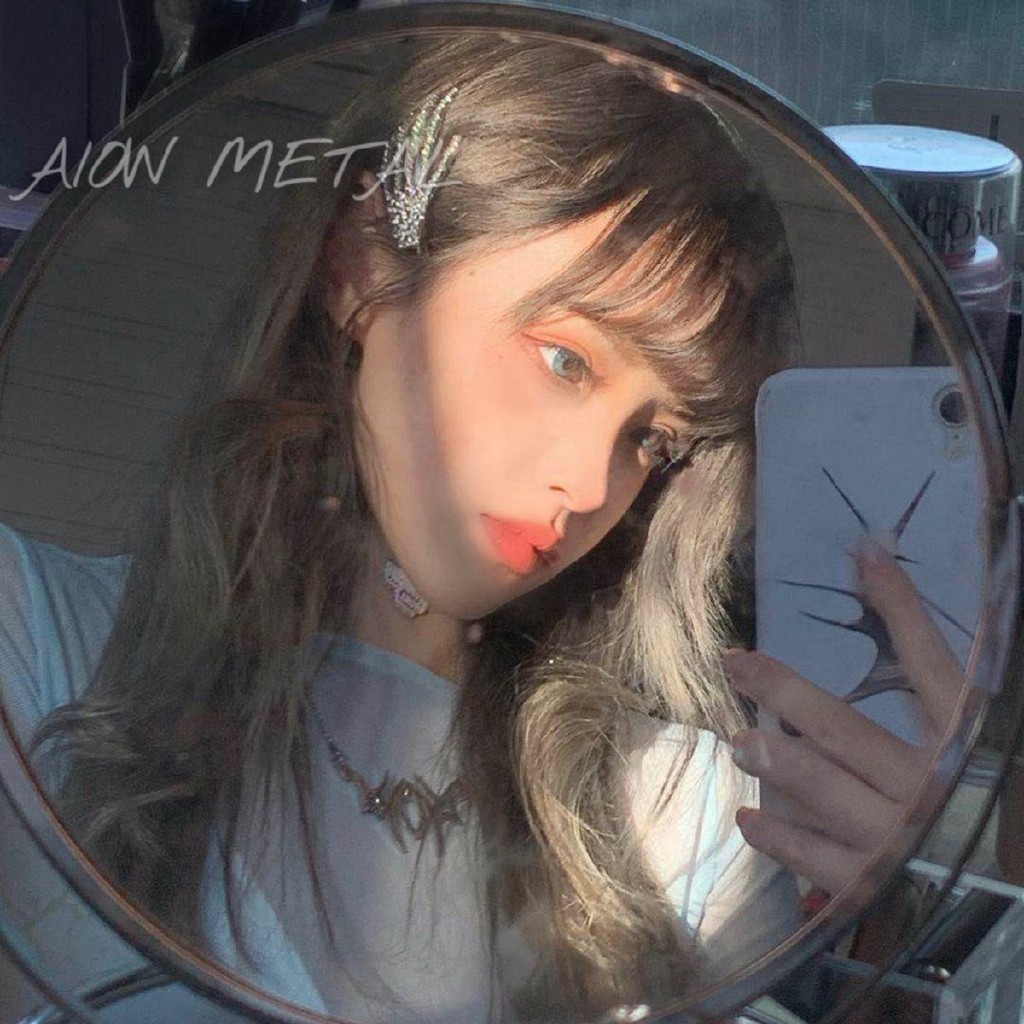 Kẹp Tóc Kim Loại Hình Móng Vuốt Đầu Lâu Đính Đá Phong Cách Harajuku 23275