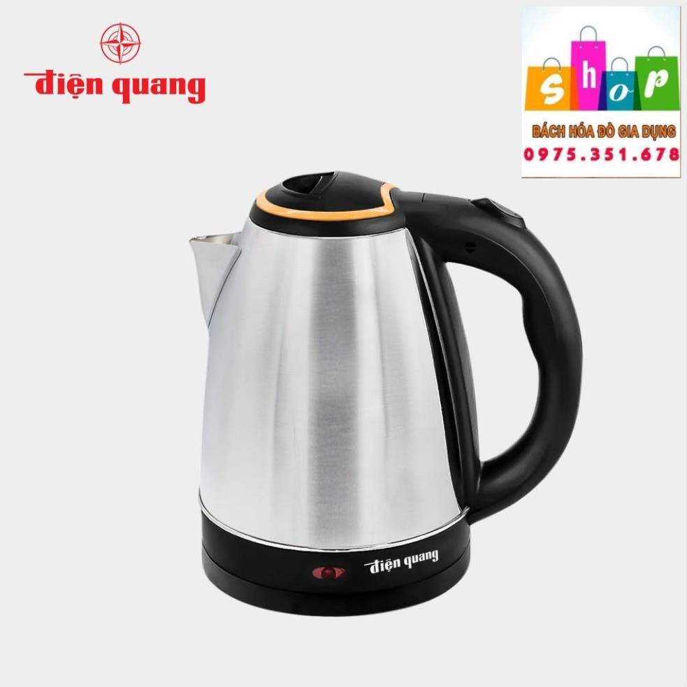 FreeShip-Ấm đun nước siêu tốc Điện Quang ĐQ EKT06 1518 BL (1500W, 1.8L, INOX 201, nhựa PP màu đen)